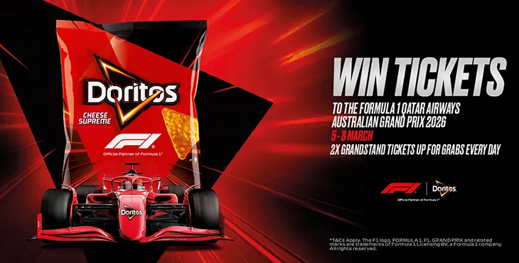 Doritos - Win tickets to F1 AusGP Daily!