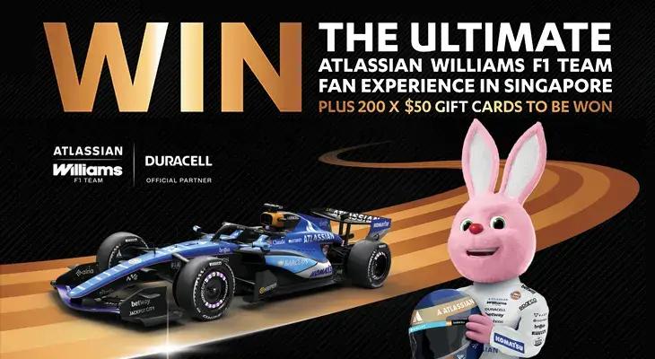 Duracell - Win a trip to F1 in Singapore!