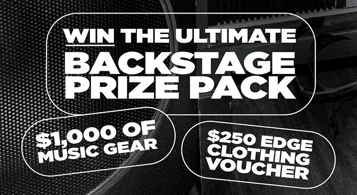 Edge Clothing - Win $1K Music gear + $250 Voucher!
