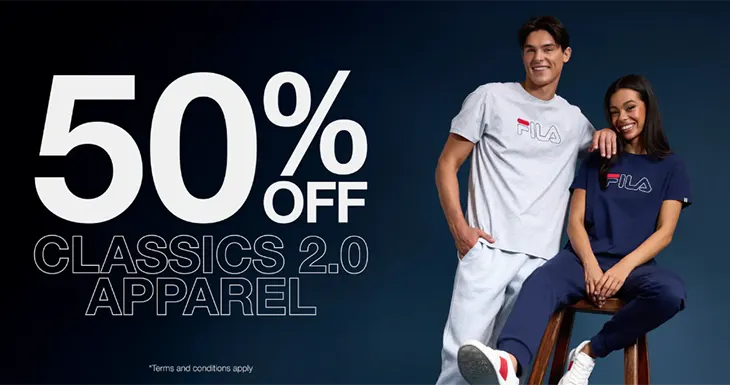 Fila Sale - 50% Off Classics 2.0 Apparel