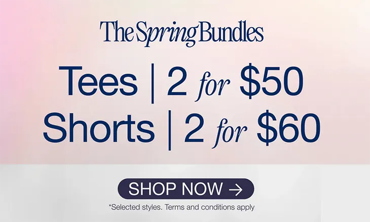 Fila Spring Bundles - 2 For $50 Tees or 2 For $60 Shorts!