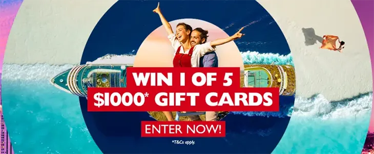Flight Centre  - Win 1 of 5 $1000 Gift Cards!