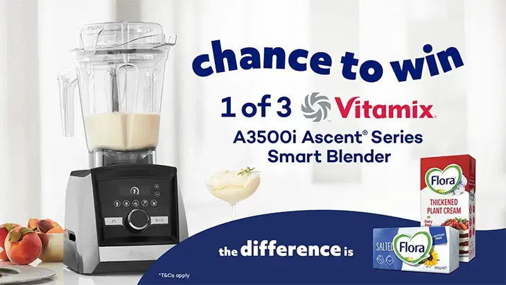 Flora Food - Win 1 of 3 Vitamix Smart Blenders!