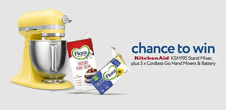 Flora - Win a KitchenAid Artisan Stand Mixer!