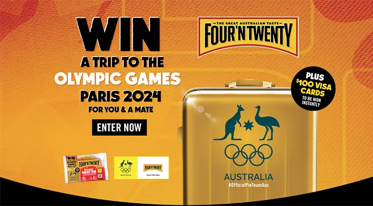 Four’N’Twenty - Win a trip to the Paris Olympic Games!