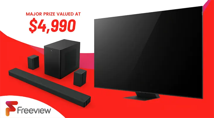 Freeview - Win a TCL C855 LED 4K TV + Soundbar!