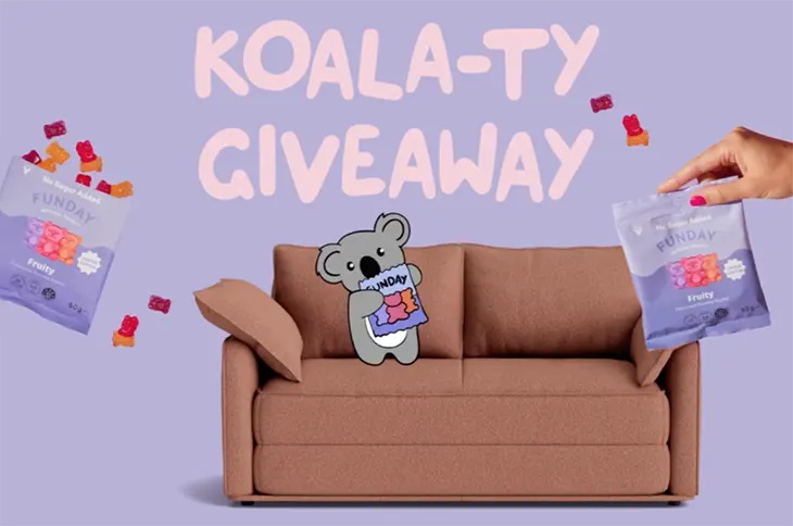Funday Natural Sweets – Win a Koala Sofa Bed! Funday Natural Sweets - Win a Koala Sofa Bed!