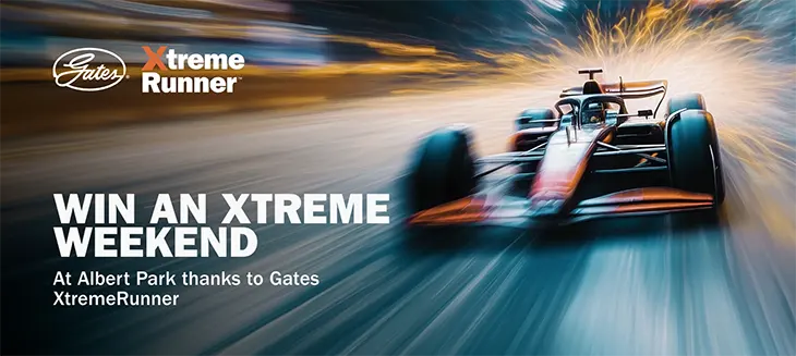 Gates XtremeRunner - Win an Australian F1 experience!