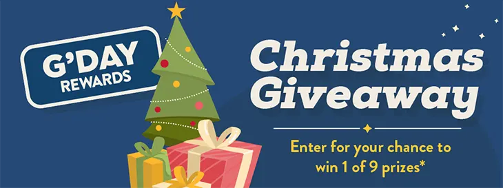 G’day Parks - Win 1 of 9 Christmas Prizes!