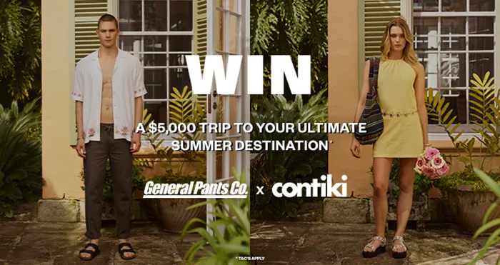 General Pants Co. - Win a $5K Contiki voucher!