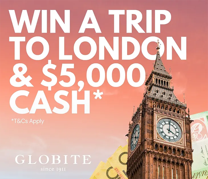 Globite - Win a trip for 2 to London!