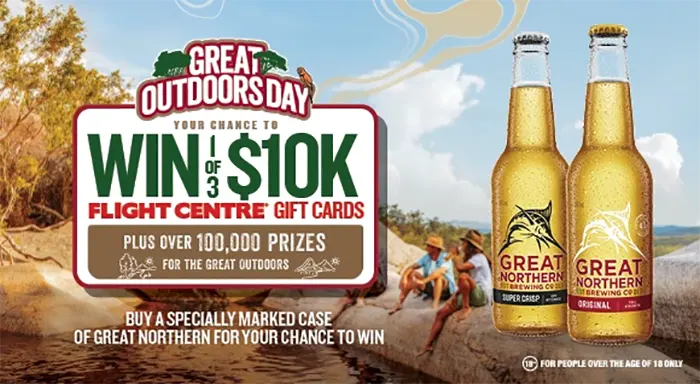 Great Northern - Win 1 of 3 $10K Flight Centre gift cards!