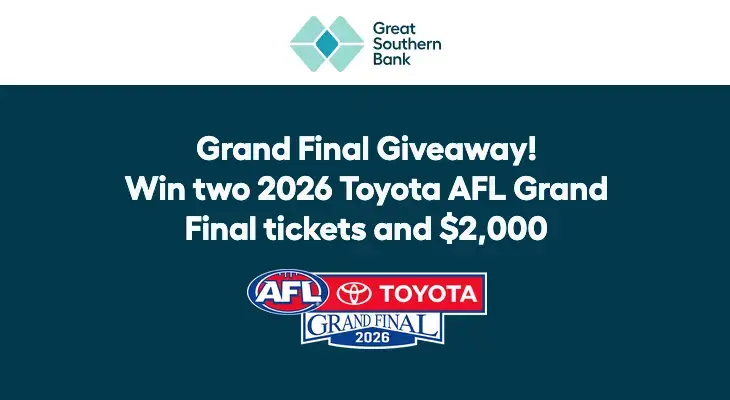 Great Southern Bank - Win AFL Grand Final tickets!