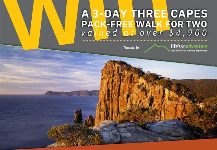 Great Walks - Win a 3-day three capes weekend for 2 worth $4,900