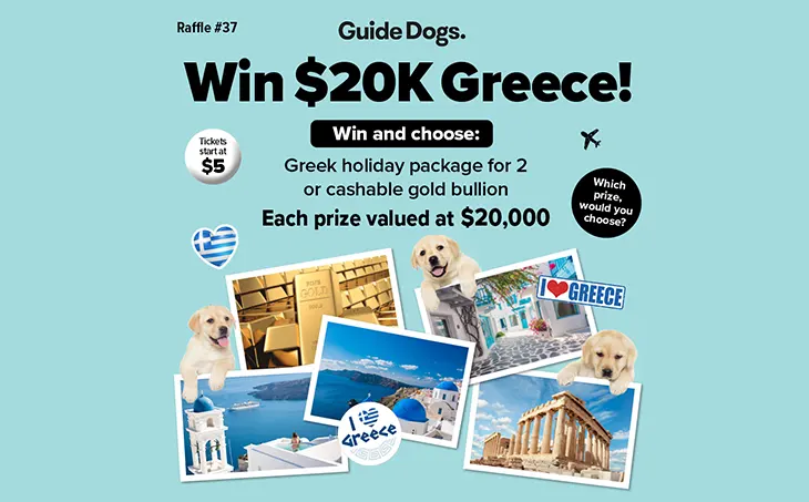Guide Dogs Victoria raffle GDV37