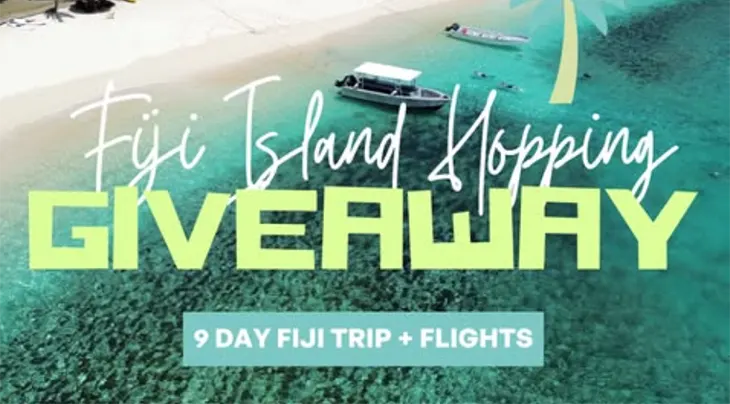 Happy Travels - Win a 9-day Fiji trip!