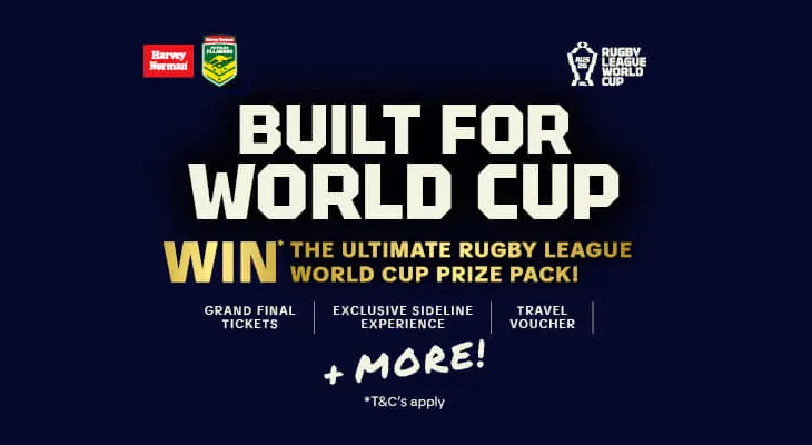 Harvey Norman - Win a RLWC experience for 4!
