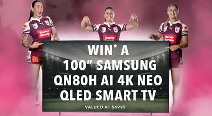 Harvey Norman - Win a Samsung 100 QLED Smart TV!