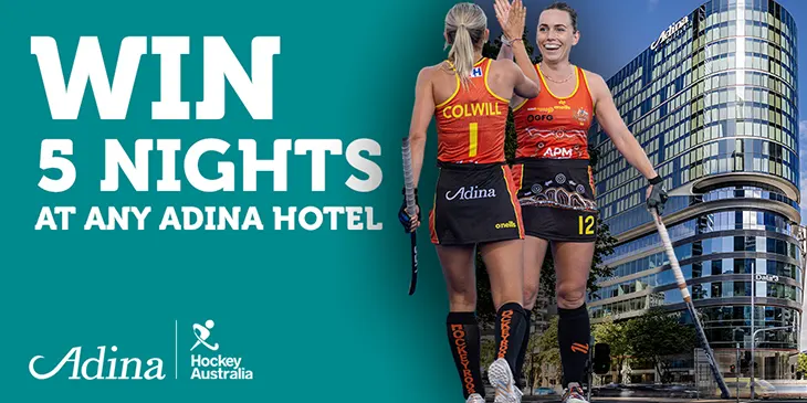 Hockey Australia - Win a 5-night stay in a Adina Hotel!