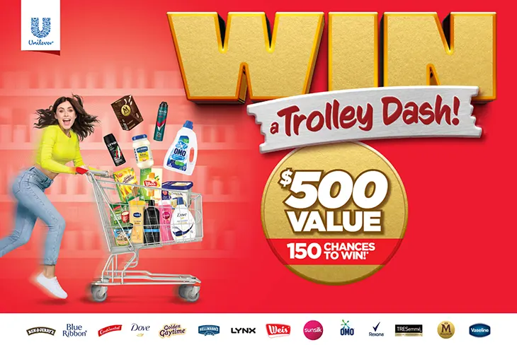 IGA | Unilever Trolley Dash - Win $500 in Products!