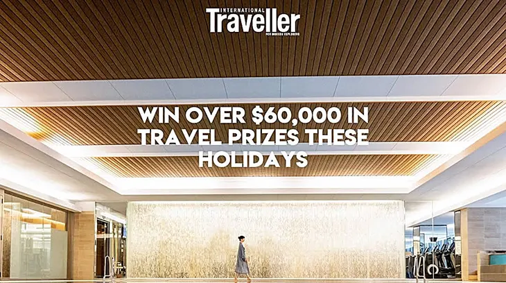 International Traveller - Win 1 of 8 Holiday gift packs worth $60k