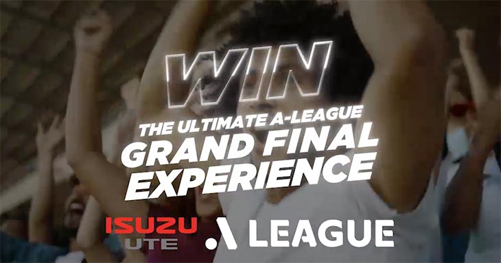 Isuzu UTE - Win 1 of 2 A-League Grand Final Experiences!