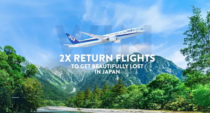 JNTO - Win 2 return flights to Japan!