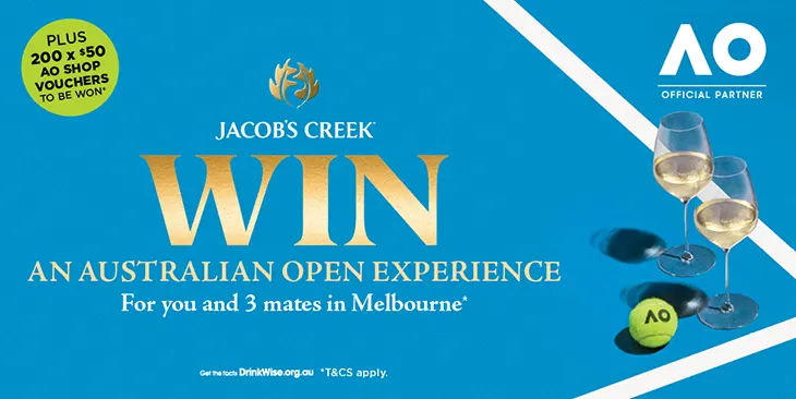 Jacob’s Creek - Win an Australia Open Experience!