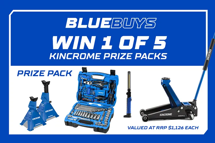 Kincrome - Win 1 of 5 Kincrome Prize Packs!