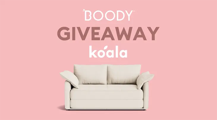 Koala - Win a Cushy Sofa + $500 Boody voucher!