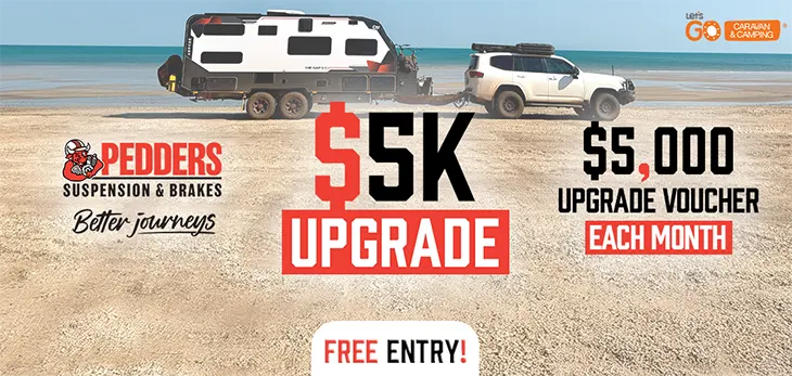 Let's Go Caravan and Camping - Win a $5,000 Pedders voucher!