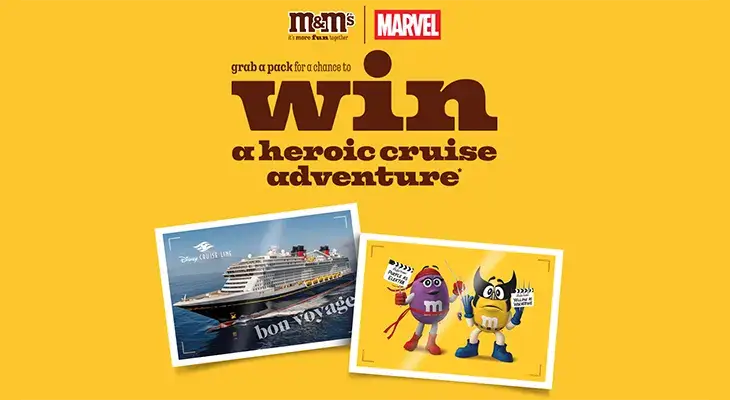 M&M's - Win a Disney Cruise + Instantly Win!