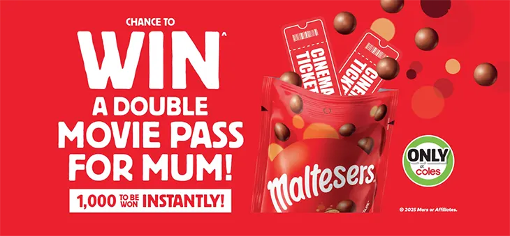 Maltesers – Win a Double Movie Pass for Mum! Maltesers - Win a Double Movie Pass for Mum!