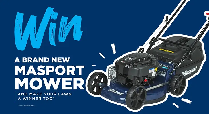 Masport - Win a Pro Power 870 Lawnmower!