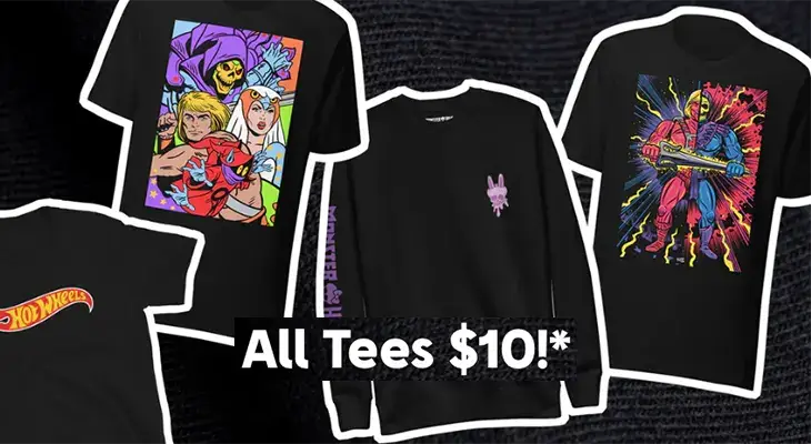 Mattel - All T-shirts $10