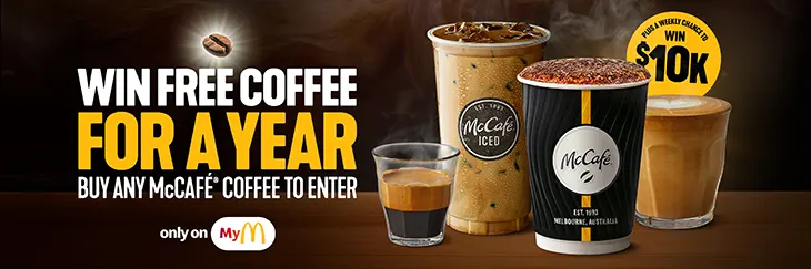 McDonald’s McCafé - Win Free Coffee for a Year!