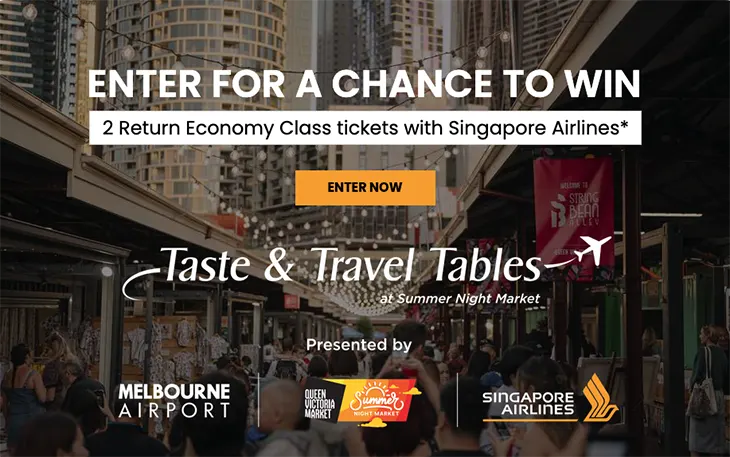 Melbourne Airport Singapore Airlines - Win return tickets of your choice!