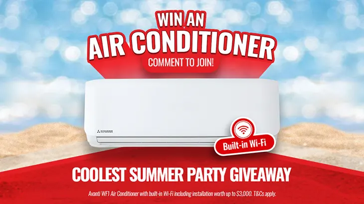 Mitsubishi Heavy Industries - Win 1 of 2 Avanti air conditioners!