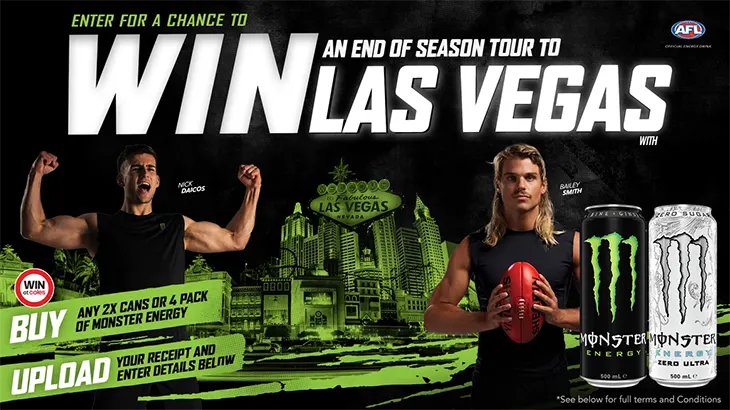 Monster Energy - Win a trip to Las Vegas!