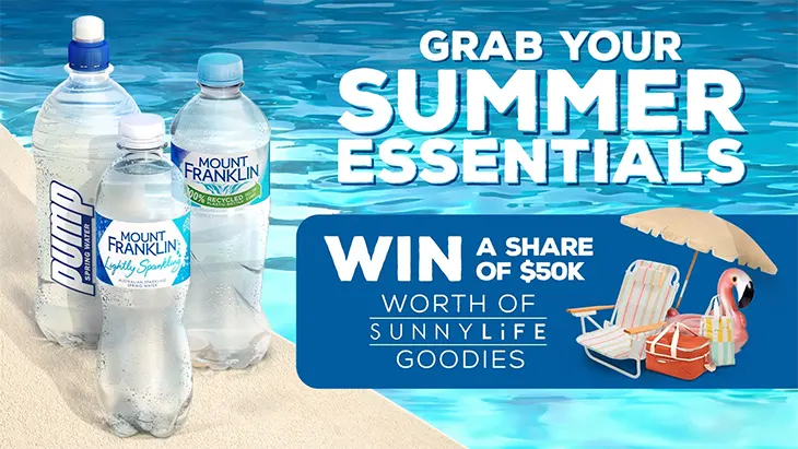 Mount Franklin Pump - Win a $200 SunnyLife gift card!