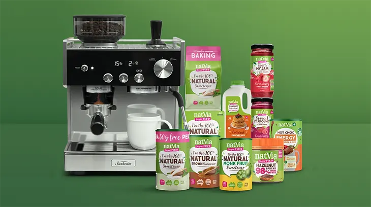 Natvia Living - Win a Sunbeam Espresso Machine!