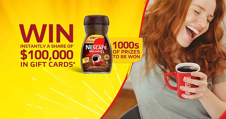 Nestlé Blend 43 - Win a share of $100K in Gift Cards!