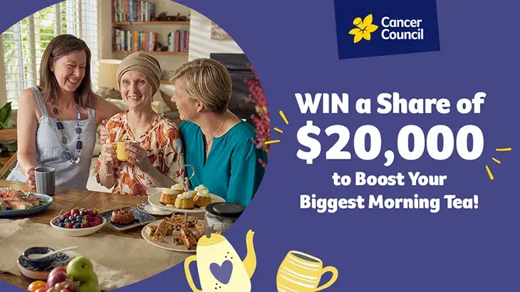 Network Ten | Australia's Biggest Morning Tea - Win 1 of 10 $2,000 vouchers!