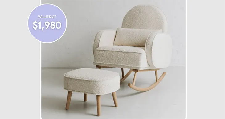 Nodiee – Win a Cloud Rocker & Ottoman! Nodiee - Win a Cloud Rocker & Ottoman!