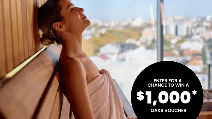 Oaks Hotels - Win a $1K Accommodation voucher!