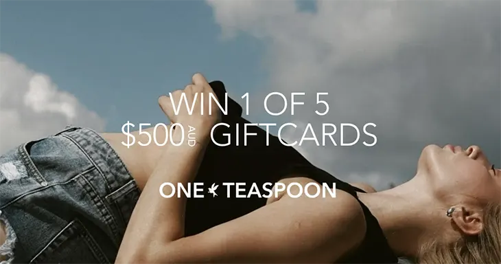 One Teaspoon - Win 1 of 5 $500 Gift Cards!