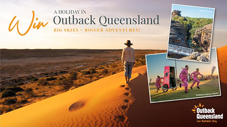 Outback Queensland - Win 1 of 3 Outback Queensland vouchers!