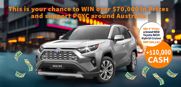 PCYC Lottery - Win over $70K in Prizes!