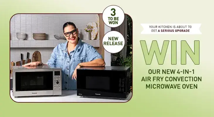 Panasonic - Win 1 of 3 Air Fry Microwave Oven!