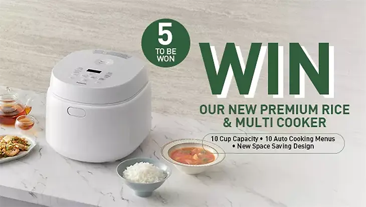 Panasonic – Win 1 of 5 Rice & Multi Cookers! Panasonic - Win 1 of 5 Rice & Multi Cookers!